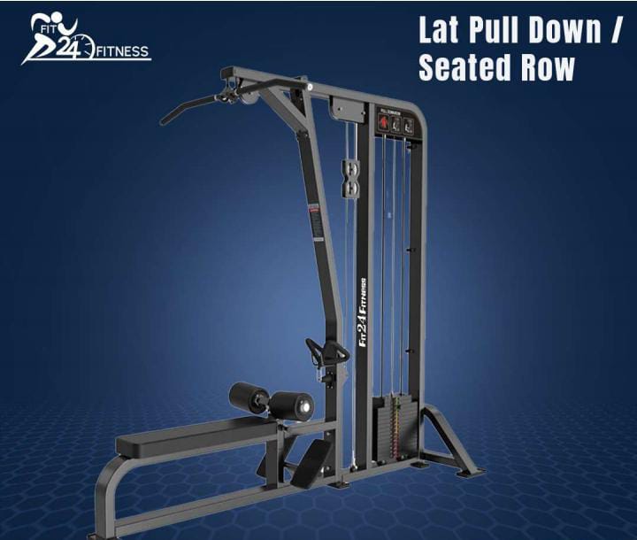 Lat Pull Down Seated Row by Fit24Fitness